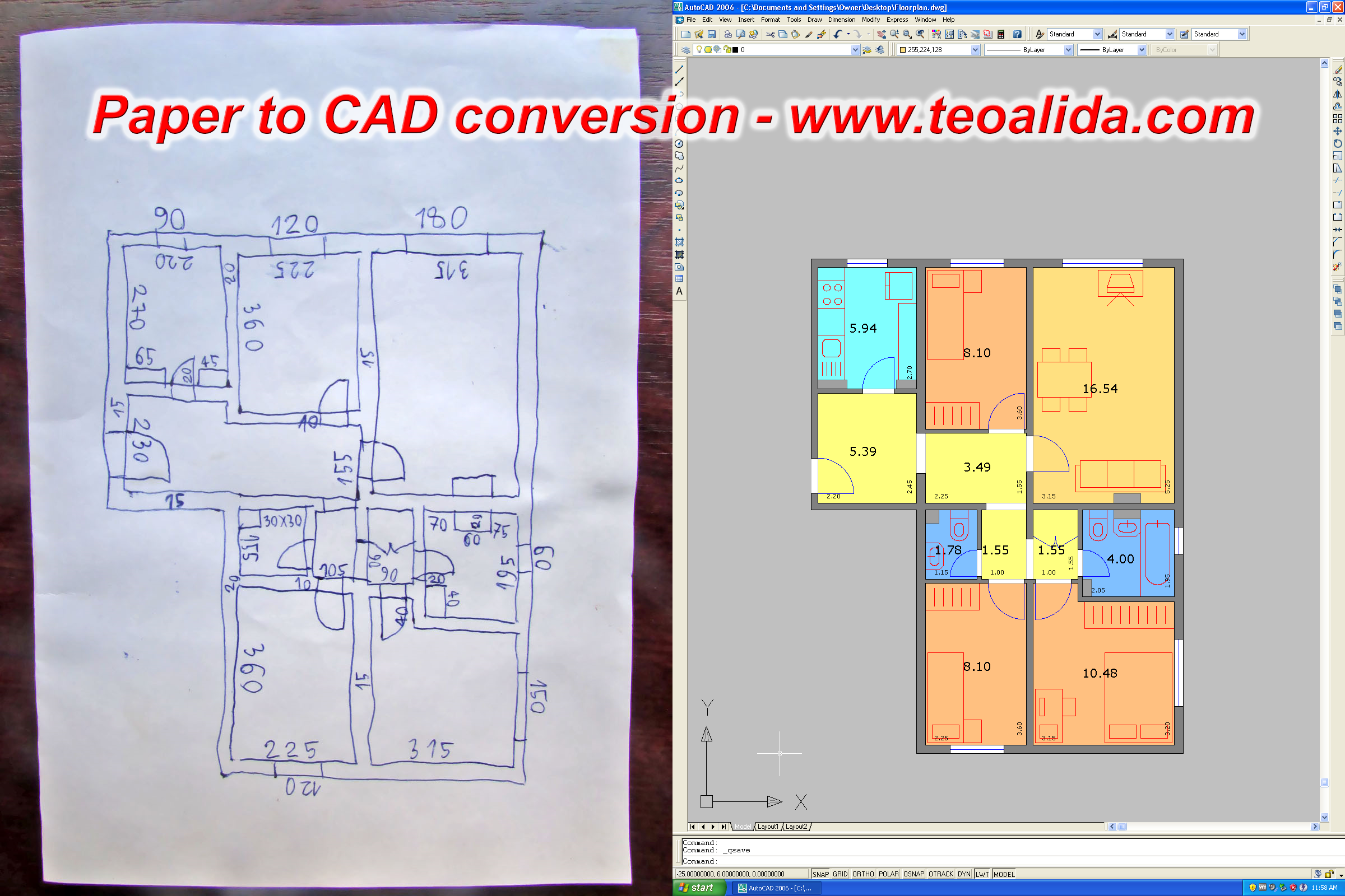 Paper to CAD Conversion